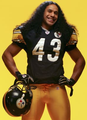 Best Hairstyles in Sports History - 1 - Troy Polamalu 